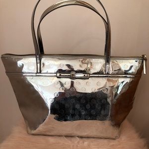 Silver Kate Spade Purse